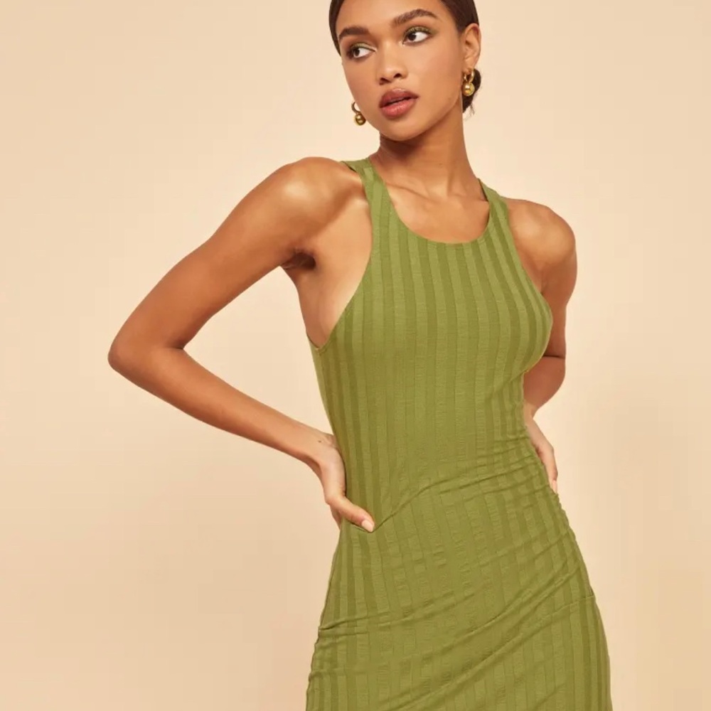 Reformation | Mel Dress | Avocado